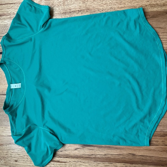 Lululemon High-Neck Running and Training T-Shirt Emerald Ice - Picture 3 of 5
